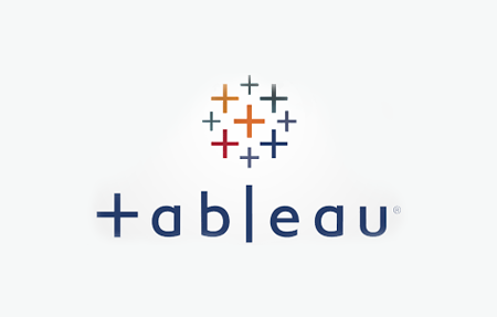 Tableau logo: the word Tableau under multicolored plus signs